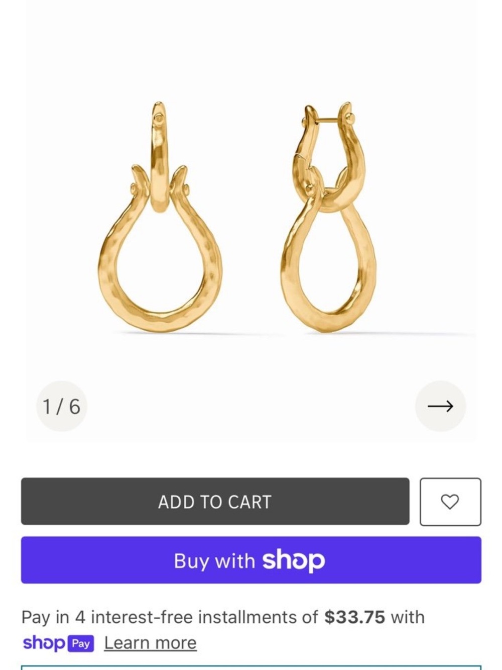 Gold Loop Drop Hoop Earrings - Women Jewelry